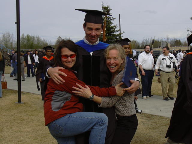 I should graduate more often. With Kat and Norma.