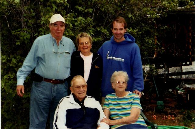 Dad, Mom, Grandpa and Grandma