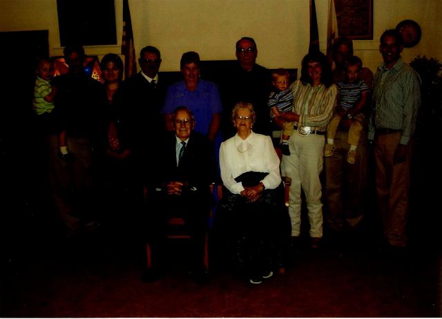 Grandma and Grandpa's 65th wedding anniversary.