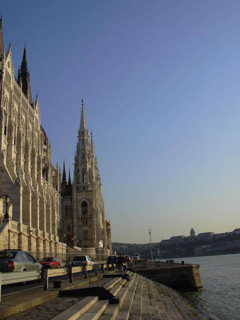 Parliment Building along the Danube.
