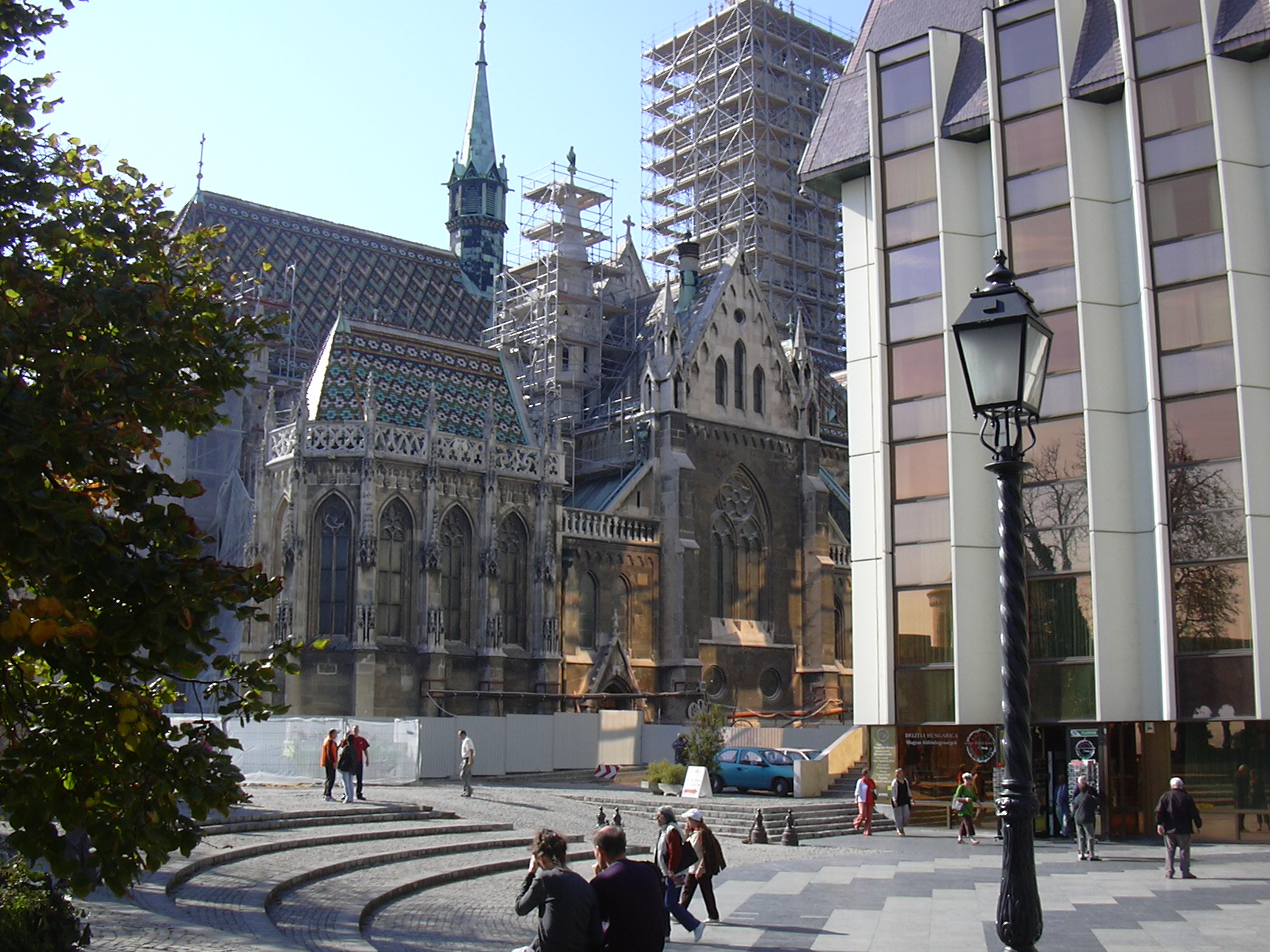 You know you are in Europe when you see the scaffolding.
