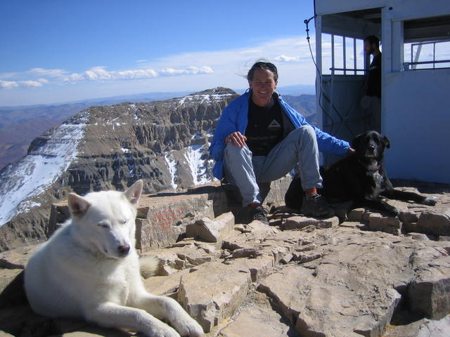 Mytack, Libby, and Zoe in Utah, Fall 2006.