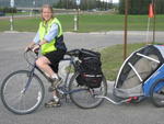 Ann taking Mytack home.